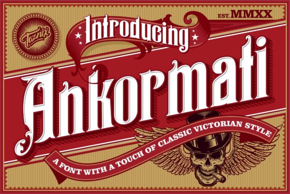Ankormati Free Download: Bold Vintage Display Font