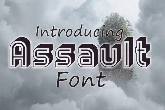 Assault Typeface Review: A Bold Display Font for High-Impact Editorial Design