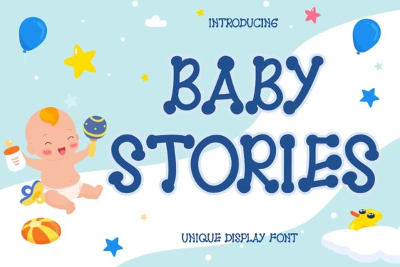 Baby Stories: A Simple and Casual Display Font for Handmade Branding
