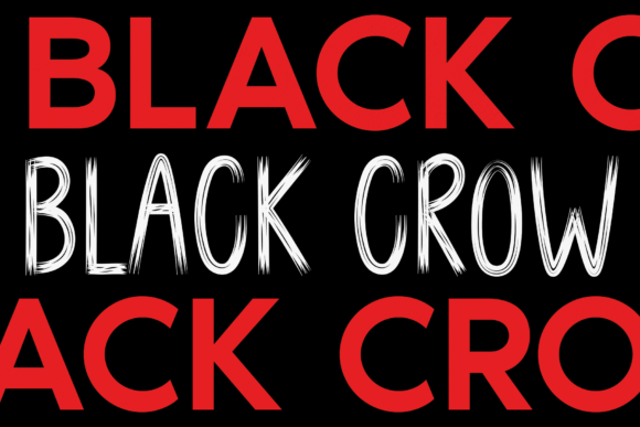 Black Crow Typeface: Bold Display Fonts for High-Impact Campaigns