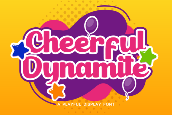 Cheerful Dynamite Typeface Review for Playful Brand Identity