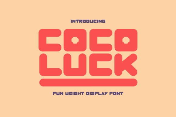 Cocoluck: The Chunky Display Font for Standout Campaigns