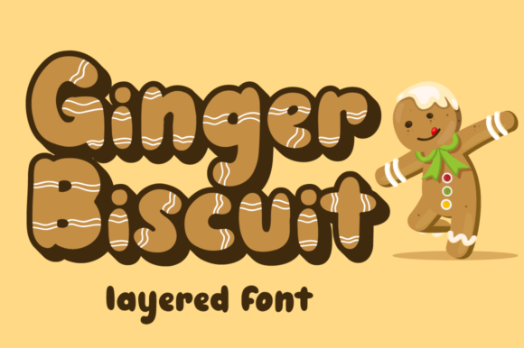 Ginger Biscuit: A Chunky Display Font for Playful Editorial Design