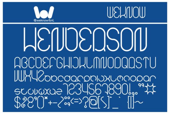 Henderson: The Futuristic Display Font for Bold Branding