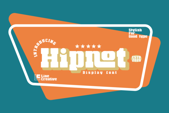 Hipnot: A Vintage Display Font for Handmade Branding