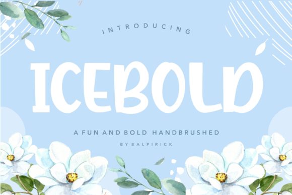 Icebold Display Font: The Quirky Typeface for Memorable Branding