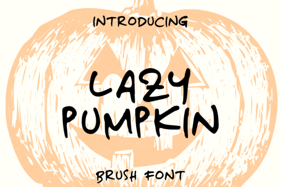 Lazy Pumpkin Free Download: A Relaxed Display Font for Halloween