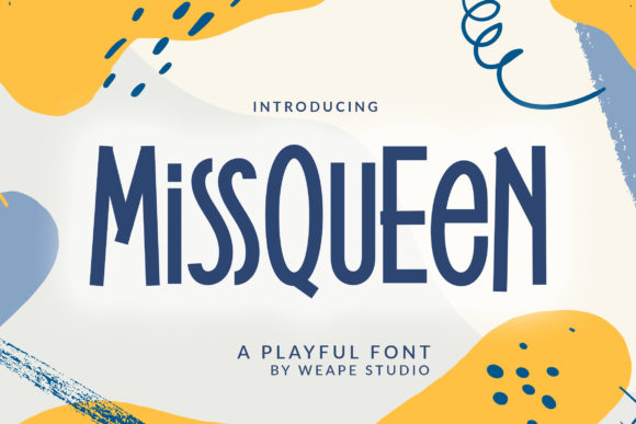 MissQueen: A Simple and Playful Display Font for Modern Branding