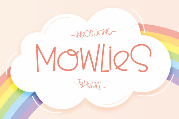 Mowlies Display Font for Whimsical Web Design