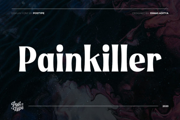 Painkiller: Bold Display Fonts for Strong Brand Identity