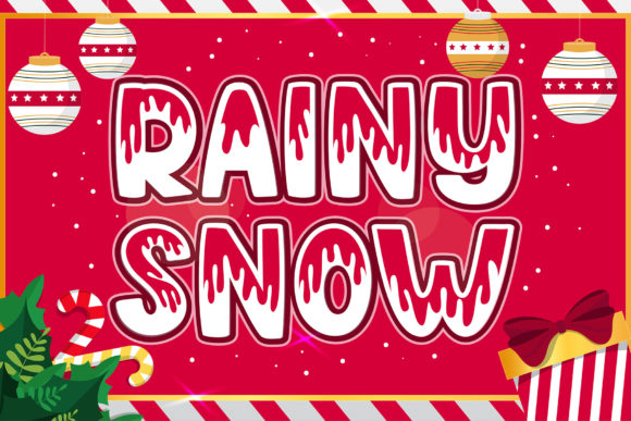 Rainy Snow: The Bold Display Font for Scroll-Stopping Social Media Graphics