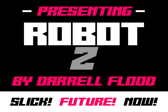 Robot Z Free Download: Modern Square Display Font