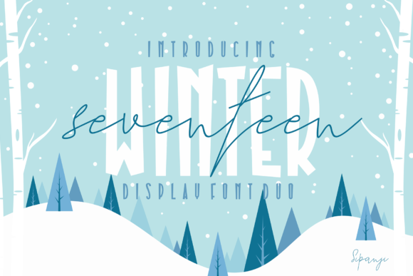 Seventeen Winter Font: A Creative Duo for Handmade Branding