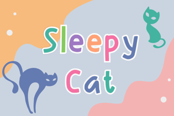 Sleepy Cat Display Font for Engaging Social Campaigns