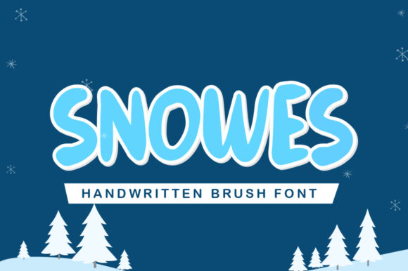 Snowes: The Friendly Display Font for Kids’ Crafts and Bright Designs