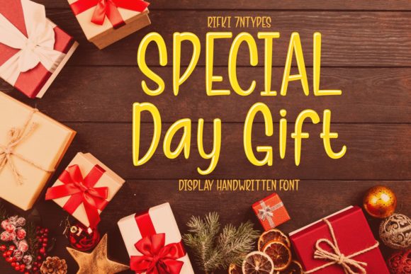 Special Day Gift Typeface for Modern Web Design