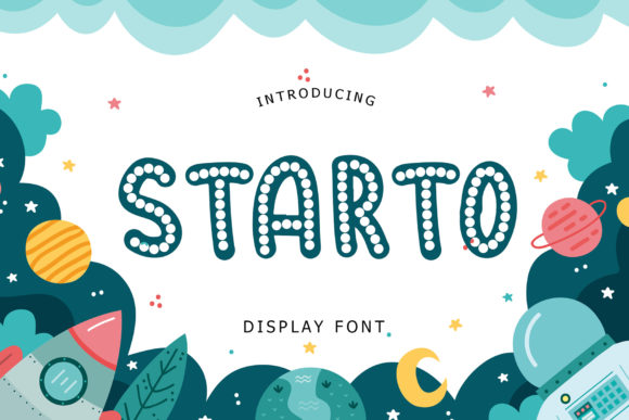 Starto Display Font for Modern Web Design