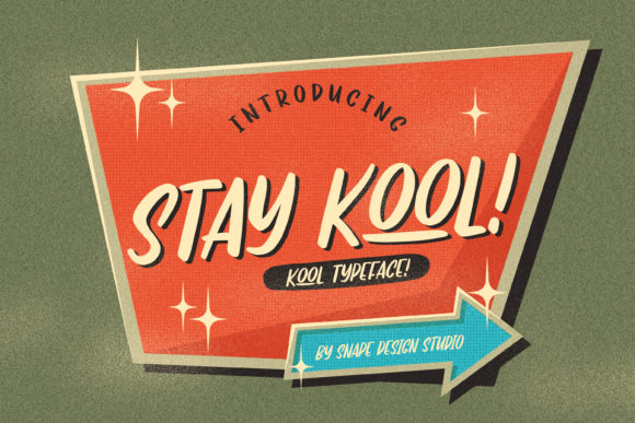 Stay Kool: A Fun, Casual Display Font for Trendy Designs