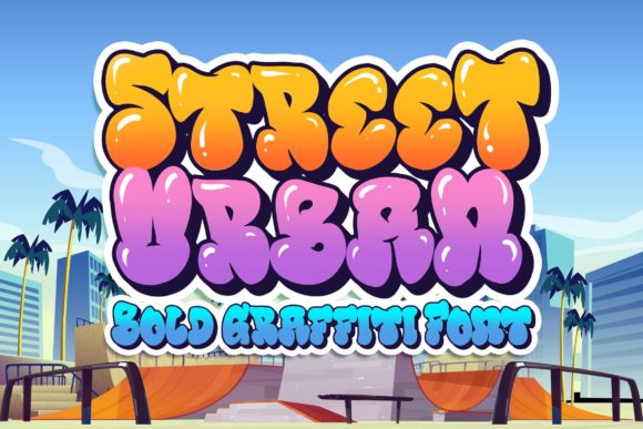 Street Urban: A Fun and Bubbly Display Font for Bold Branding