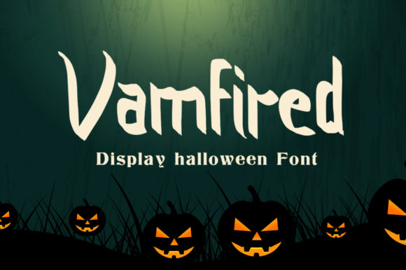 Vamfired: The Spooky Display Font for Halloween Branding