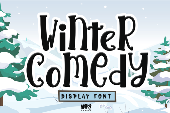 Winter Comedy: The Trendy Display Font for Engaging Web Design